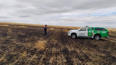 Yozgat’ın Sorgun ve Sarıkaya ilçelerinde buğday tarlasında çıkan yangın sonrası
