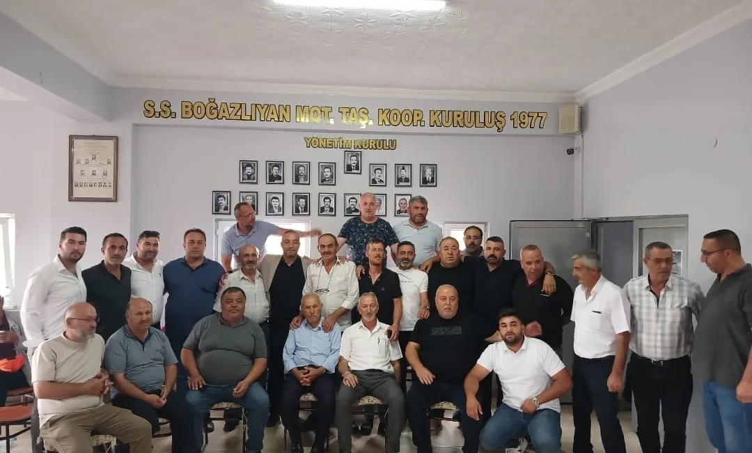 Boğazlıyan Yük Taşıyıcıları Kooperatifinde yapılan seçimde Yasin Ersoy, 98 oyla