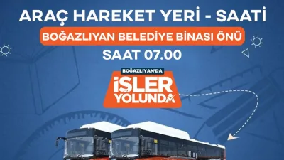 Boğazlıyan Belediyesi, YKS’ye girecek öğrencilere sınav günü ücretsiz ulaşım hizmeti