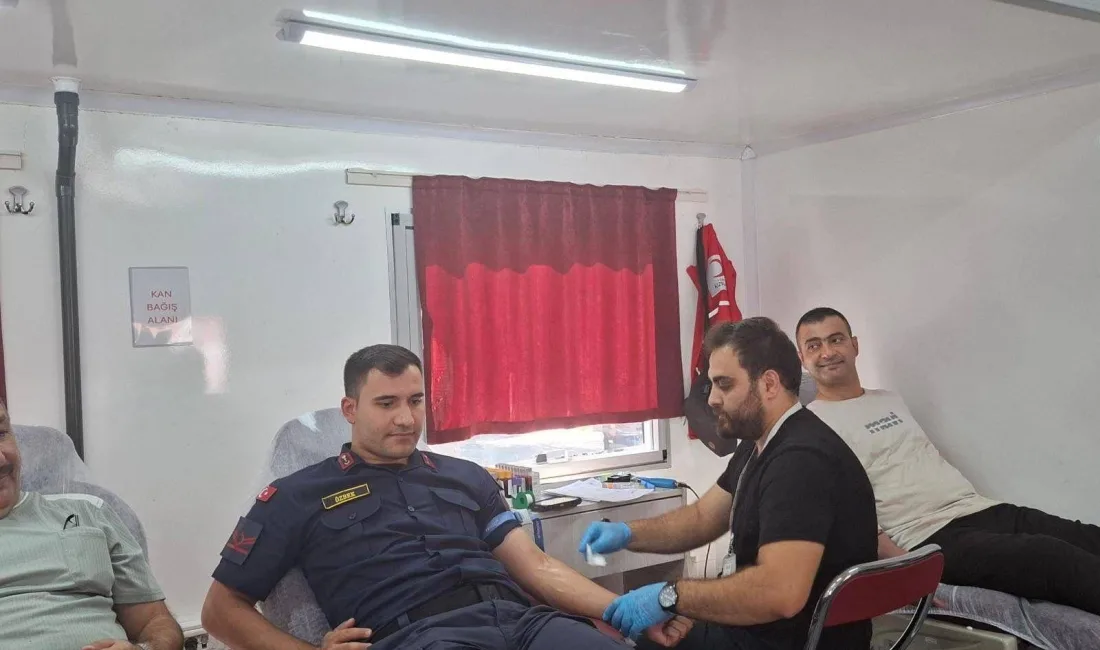 Jandarma personelinden anlamlı katkı: Boğazlıyan’da düzenlenen kan bağışı kampanyasına destek