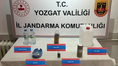Yozgat’ta jandarma ekipleri tarafından düzenlenen operasyonda, bir şahsın evinde sahte
