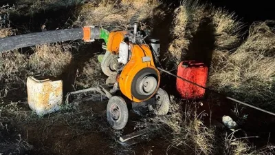 Boğazlıyan Oğulcuk Köyü’nde sulamaya yasak olan baraj göletinden kaçak su