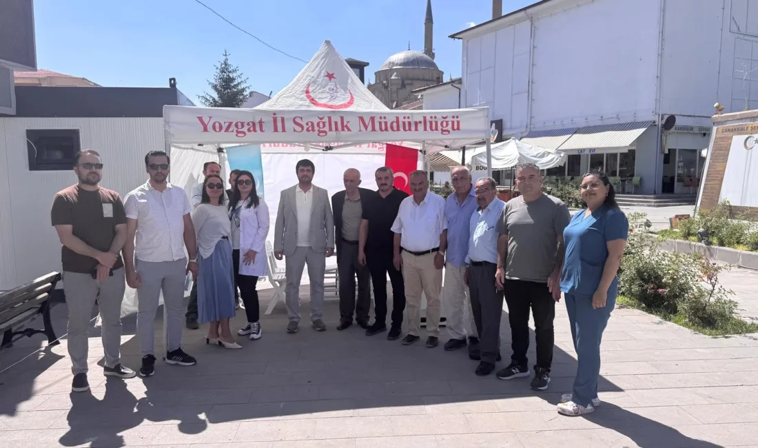 Boğazlıyan İlçe Sağlık Müdürlüğü, Cumhuriyet Meydanı’nda vatandaşlara yönelik obezite taraması