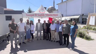 Boğazlıyan İlçe Sağlık Müdürlüğü, Cumhuriyet Meydanı’nda vatandaşlara yönelik obezite taraması