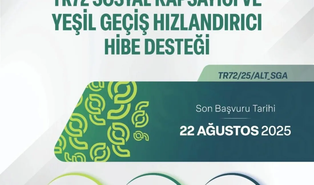 Yozgat, Kayseri ve Sivas illerini kapsayan TR72 Bölgesi’nde yeşil dönüşüm
