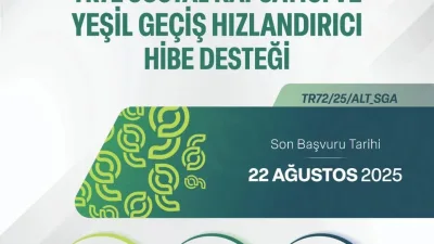 Mikro ve Küçük İşletmelere Yeşil Dönüşüm Desteği Yozgat, Kayseri ve Sivas illerini kapsayan TR72 Bölgesi’nde yeşil dönüşüm