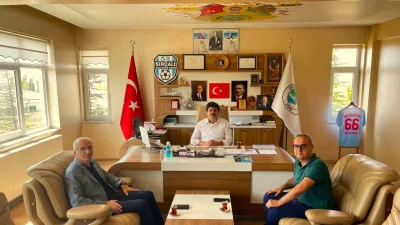 Sırçalı Belediye Başkanı Mustafa Parlak, Yozgat Belediye Başkanı Dr. Kazım