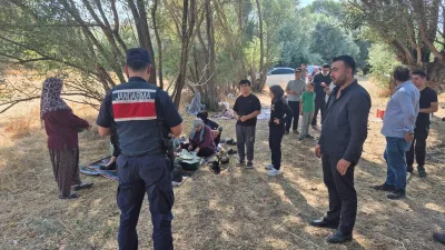 Yozgat Jandarma ekipleri, orman yangınlarına karşı piknik alanlarında denetim yaparak