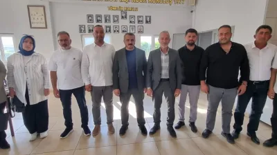 Boğazlıyan AK Parti İlçe Başkanı Hacı Yıldırım ve yönetimi, ilçedeki