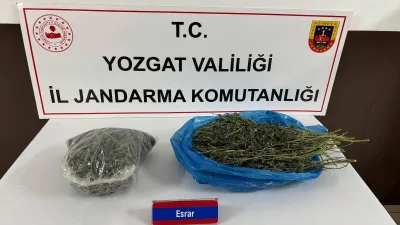Sarıkaya’dan Boğazlıyan’a uyuşturucu taşıyan şüpheli, aracı ve evinde yapılan aramalarda