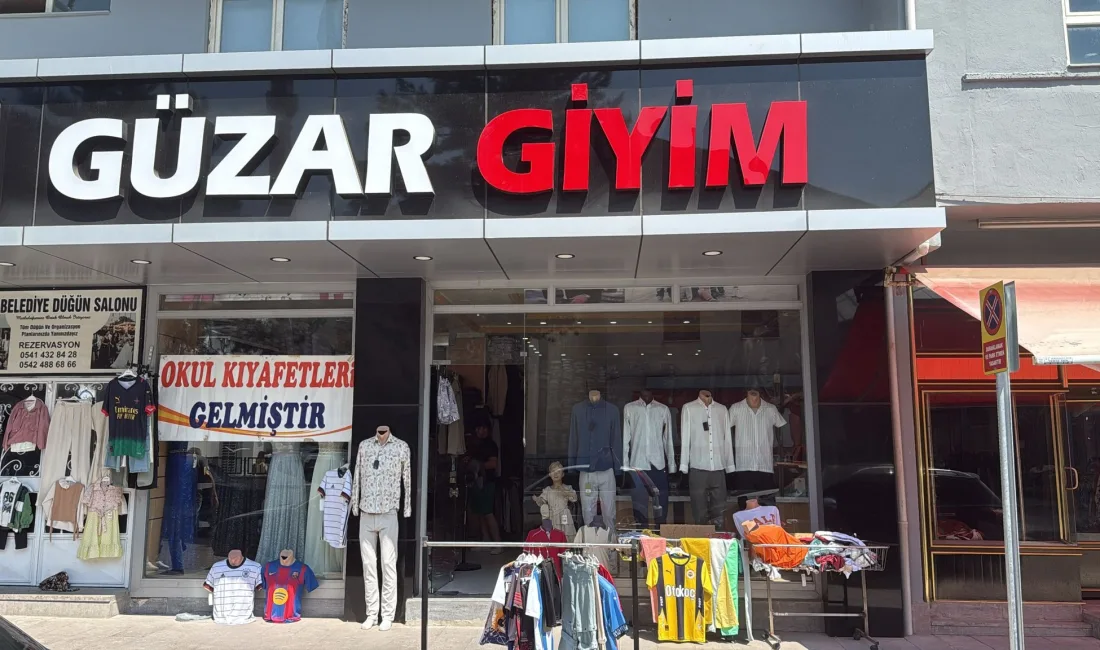 Boğazlıyan’ın seçkin mağazalarından Güzar Giyim, 2025-2026 eğitim yılı için okul
