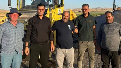 Boğazlıyan’a bağlı Oğulcuk Köyü’nde başlatılan yol yapım çalışmaları devam ederken,