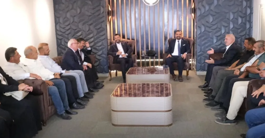 AK Parti Yozgat Milletvekili Süleyman Şahan, beraberindeki heyetle birlikte Boğazlıyan