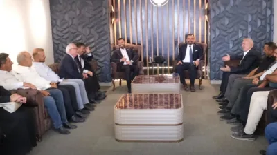 AK Parti Yozgat Milletvekili Süleyman Şahan, beraberindeki heyetle birlikte Boğazlıyan