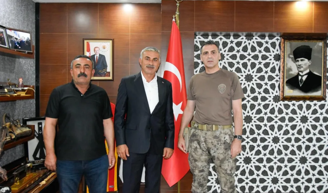 Ovakent Belediye Başkanı Tuncay Erdoğan ve Meclis Üyesi Kasım Ersoy,