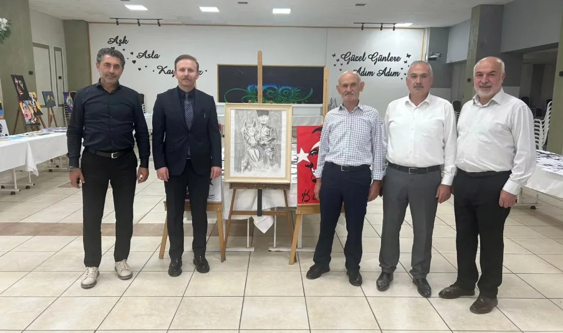 Boğazlıyanlı ressam Gürsel Ertürk’ün kişisel resim sergisi, Belediye Düğün Salonu’nda