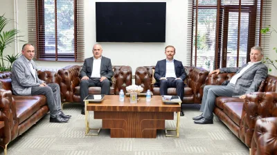 Boğazlıyan Belediye Başkanı Gökhan Coşar ve İlçe Kaymakamı Aydın Yanık,