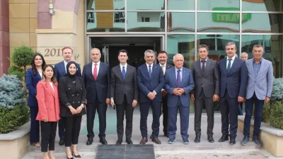 Boğazlıyan Belediye Başkanı Gökhan Coşar, Cemil Çiçek, Vali Mehmet Ali