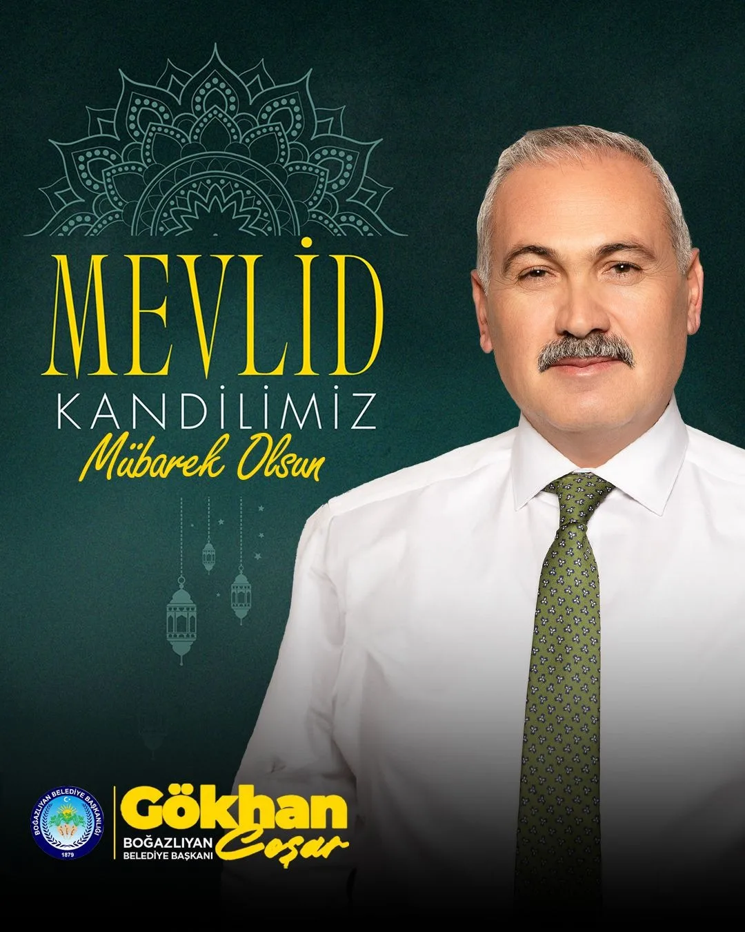 Boğazlıyan Belediye Başkanı Gökhan Coşar, Mevlid Kandili dolayısıyla yayımladığı mesajında,