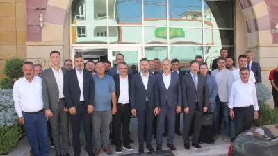 AK Parti ve MHP heyeti, Boğazlıyan Belediye Başkanı Gökhan Coşar’ı