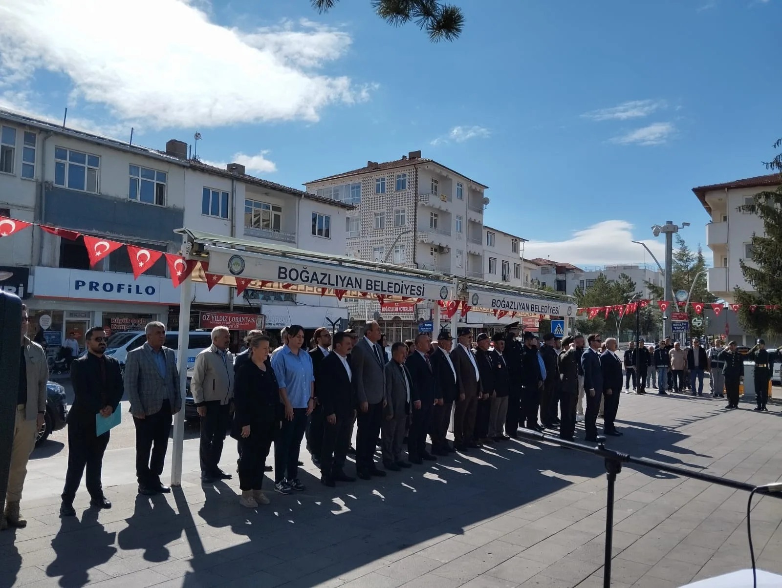 Boğazlıyan’da 19 Eylül Gaziler Günü, resmi törenle kutlandı. Gaziler, vatandaşlar