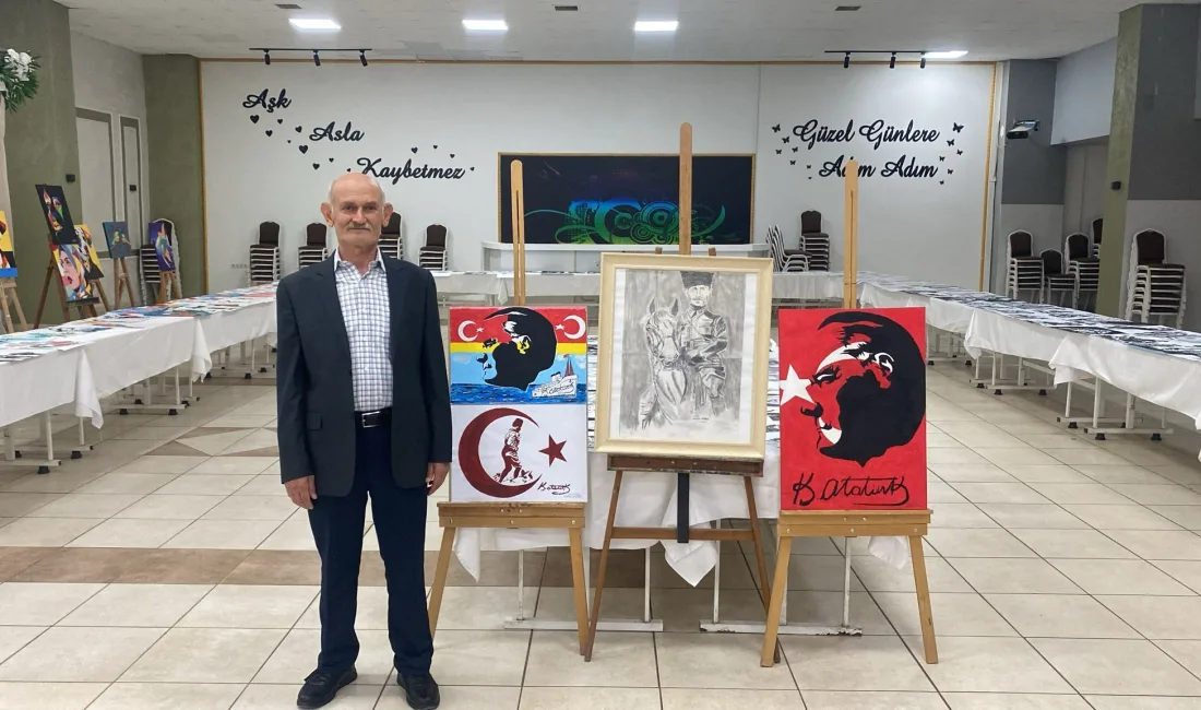 Boğazlıyanlı ressam Gürsel Cemali Ertürk, yağlı boya ve karakalem eserlerinden