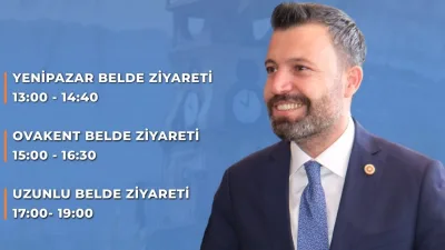 AK Parti Yozgat Milletvekili Süleyman Şahan, halk buluşmaları kapsamında Boğazlıyan’a