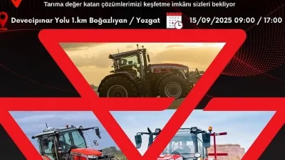 Memişoğulları Massey Ferguson Bayii, 15 Eylül’de Boğazlıyan’da Tarla Günleri etkinliği