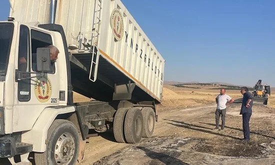 Yenipazar Belediye Başkanı Mustafa Özer, Aşağısarıkaya Mahallesi ile Yukarı Sarıkaya