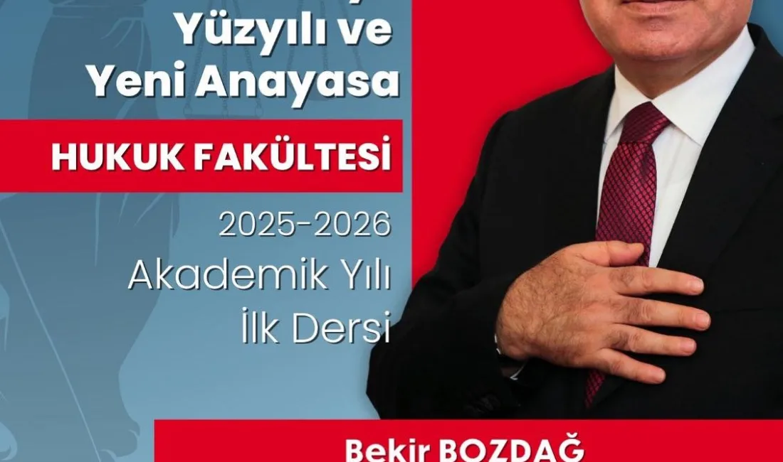 Yozgat Bozok Üniversitesi Hukuk Fakültesi, 2025–2026 akademik yılının açılış dersini