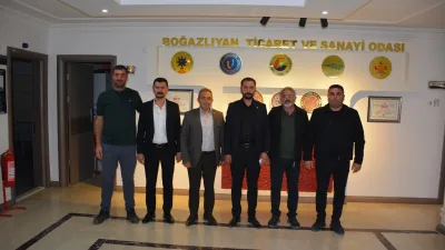 CHP Boğazlıyan İlçe Başkanı Mert Ertekin ve yönetim kurulu üyeleri,