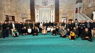 Boğazlıyan Merkez Camii’nde düzenlenen Sabah Namazı Buluşması’na Kayseri’den gelen misafir