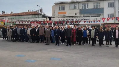 Boğazlıyan’da 24 Kasım Öğretmenler Günü kapsamında çelenk sunma töreni ve