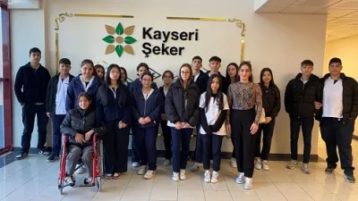 Boğazlıyan Cemil Çiçek Mesleki Anadolu Lisesi öğrencileri, Kayseri Şeker Fabrikası’nı
