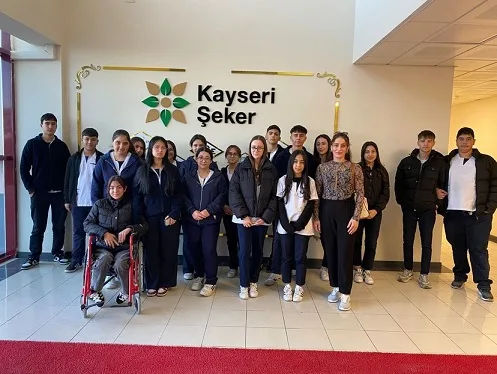 Boğazlıyan Cemil Çiçek Mesleki Anadolu Lisesi öğrencileri, Kayseri Şeker Fabrikası’nı