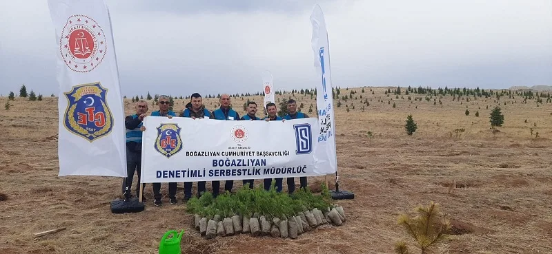 Boğazlıyan Cumhuriyet Başsavcılığı, 11 Kasım Milli Ağaçlandırma Günü kapsamında düzenlediği