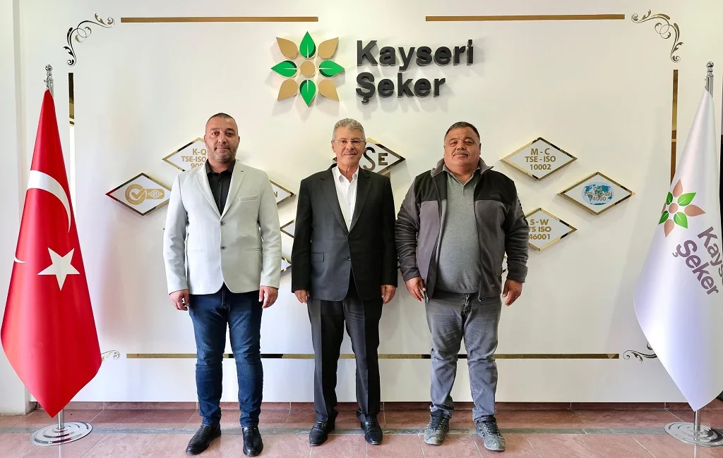 Boğazlıyan Karayolu Yük Taşıma Kooperatifi Başkanı Yasin Ersoy ve yönetim