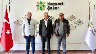 Boğazlıyan Karayolu Yük Taşıma Kooperatifi Başkanı Yasin Ersoy ve yönetim