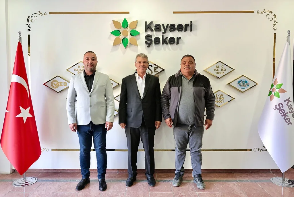 Boğazlıyan Karayolu Yük Taşıma Kooperatifi Başkanı Yasin Ersoy ve yönetim