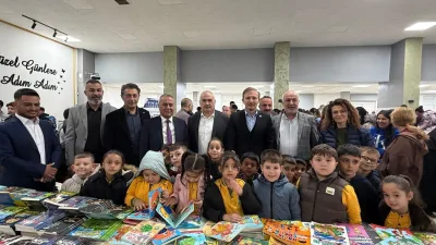 Boğazlıyan’ın 4. Kitap Fuarı törenle açıldı; Kaymakam Aydın Yanık, fuarın