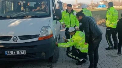 Boğazlıyan’da taşımalı eğitim kapsamındaki okul servis araçları, öğrenci güvenliğini sağlamak