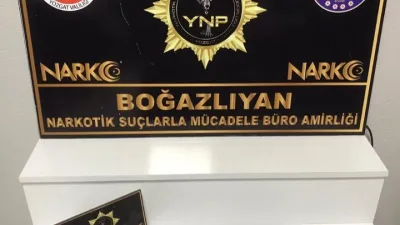 Boğazlıyan Polis Uygulama Noktası’nda durdurulan araçta 9,10 gram sentetik kannabinoid