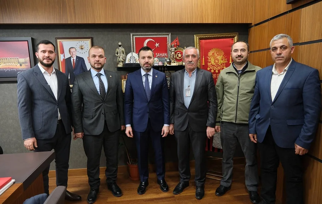 Yenipazar Belediye Başkanı Mustafa Özer ve mahalle muhtarları, Ankara’da milletvekillerine