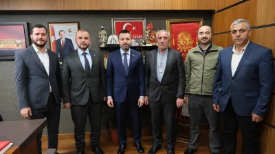 Yenipazar Belediye Başkanı Mustafa Özer ve mahalle muhtarları, Ankara’da milletvekillerine