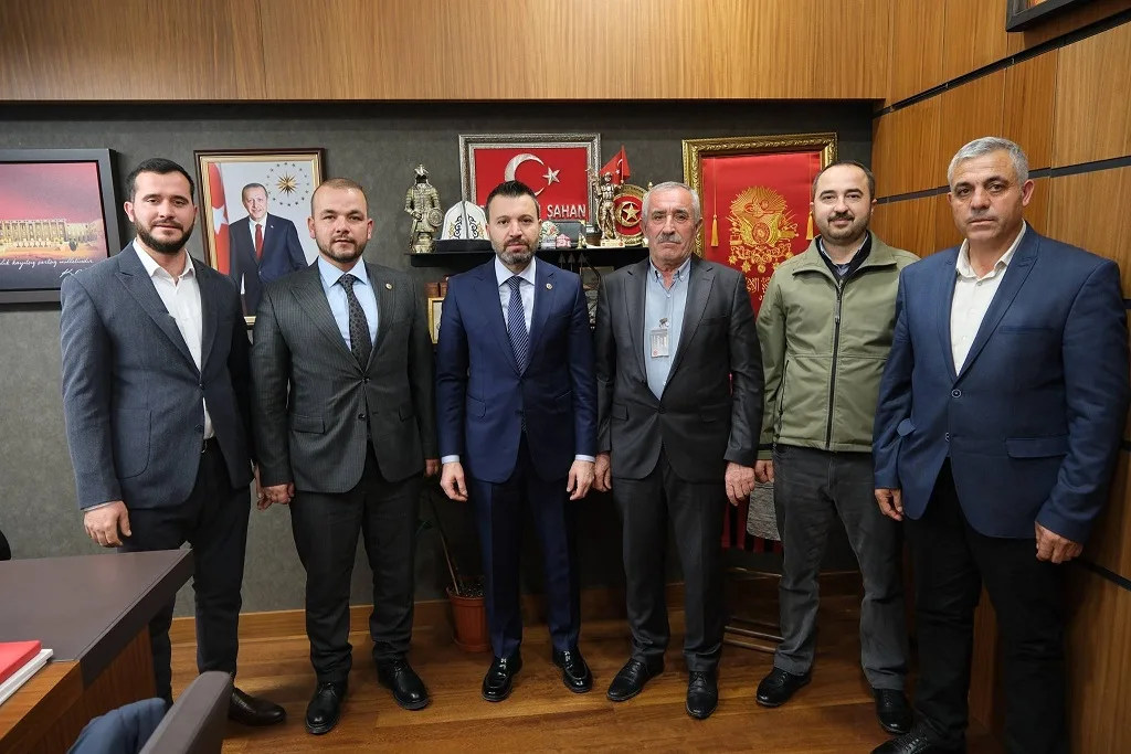 Yenipazar Belediye Başkanı Mustafa Özer ve mahalle muhtarları, Ankara’da milletvekillerine