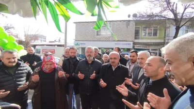 İşletmeciliğini Menderes Öztürk’ün yaptığı Ovakent Yufka, Cuma namazı sonrası düzenlenen