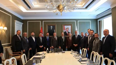 Ovakent Belediye Başkanı Tuncay Erdoğan ve beraberindeki heyet, Gençlik ve