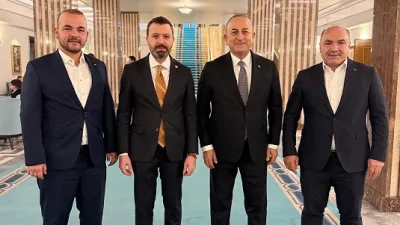 Uzunlu Belediye Başkanı Mustafa Uçar ve Yenipazar Belediye başkanı Mustafa