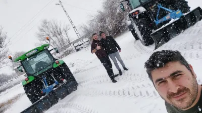 Muhtar Kubilay Eryılmaz, dayanışma gösteren tüm köy halkına teşekkür ederek