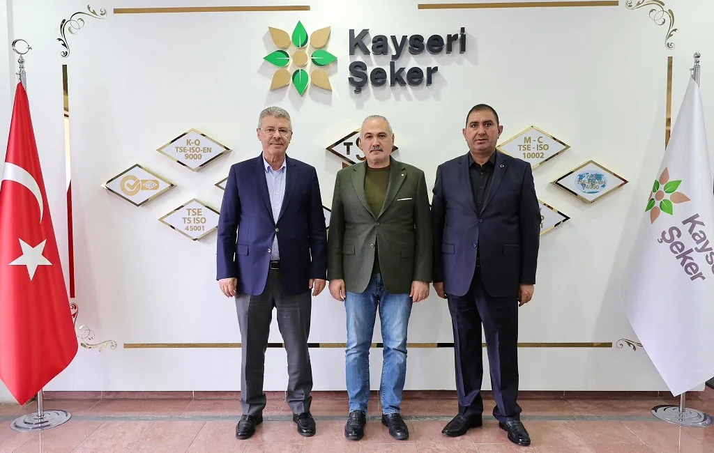 Boğazlıyan Belediye Başkanı Gökhan Coşar, Kayseri Şeker’i ziyaret ederek Hüseyin